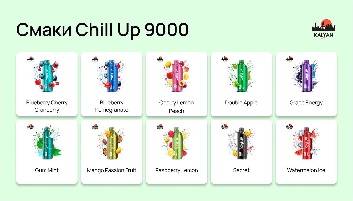 Chill Up 9000 Характеристики